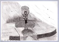 藏品(黑帶巴彥畫冊-28穀類入倉2：篩選飽和的穀粒)的圖片