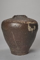 藏品(紅胎深褐釉四耳甕)的圖片
