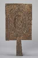 藏品(木製壽龜及壽桃粿模)的圖片