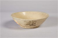 藏品(米黃釉開片陶碗)的圖片