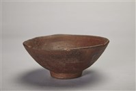 藏品(紅胎褐釉色素面釉陶碗)的圖片