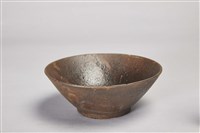 藏品(紅胎褐釉素面陶碗)的圖片