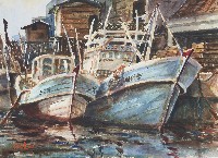 藏品(港裡的船)的圖片