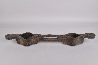 藏品(百步蛇紋木製雙連杯)的圖片