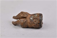 藏品(蹲姿人像造型菸斗頭)的圖片