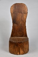 藏品(人面無足靠背木椅)的圖片