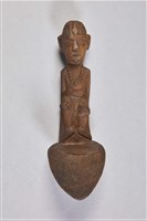 藏品(浮雕人像木製匙)的圖片