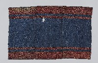 藏品(藍底紅紋夾織布)的圖片