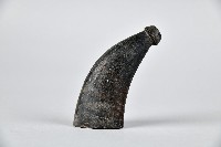 藏品(牛角狀木製火藥筒)的圖片