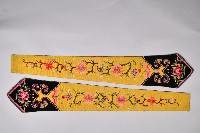 藏品(彩繡花木鳥黃劍帶)的圖片