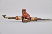 藏品(祥獅玉石旱煙斗)的圖片