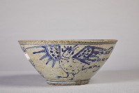 藏品(紅胎白釉青花雞公碗)的圖片