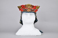 藏品(紅底藍裏虎頭布帽)的圖片