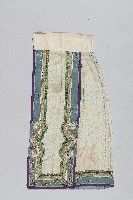 藏品(繡花粉綠馬面裙)的圖片