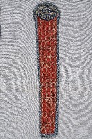 藏品(萬壽紋刺繡紅扇袋)的圖片