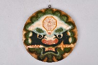 藏品(劍獅木製圓盤掛件)的圖片