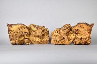 藏品(浮雕金漆鷹鳥木斗拱)的圖片