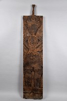 藏品(浮雕戴冠持刀獵人壁板)的圖片