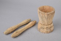 藏品(雕刻幾何檳榔杵臼組)的圖片