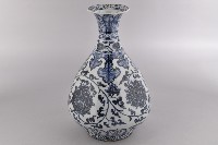 藏品(仿青花卉玉壺春瓶)的圖片