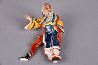 藏品(黃衣紅帶老人像交趾陶)的圖片