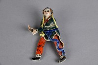 藏品(綠衣紅褲雙髻童子像交趾陶)的圖片