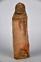 藏品(達摩頭木雕像)的圖片