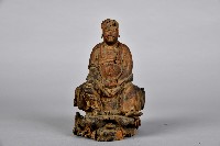 藏品(玄天上帝木雕像)的圖片