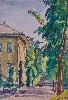 藏品(屏女校園一隅)的圖片