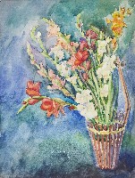 藏品(靜物畫-劍蘭)的圖片