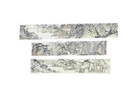 藏品(三幅拼接山水圖)的圖片