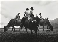 藏品(黃昏堤上/屏東三地門)的圖片