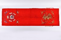 藏品(釘金祥獅戲彩球床飾)的圖片