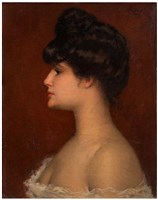 藏品(淑女側面像)的圖片