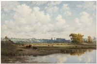 藏品(從羅亞爾河的眺望布勒瓦城)的圖片