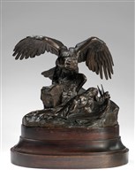 藏品(老鷹捉著鷺)的圖片