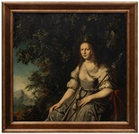 藏品(裝扮為牧羊女的女子肖像)的圖片