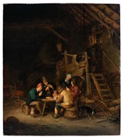 藏品(陋室裡玩牌的村夫)的圖片