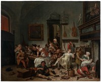 藏品(酒館內的嬉樂人群)的圖片