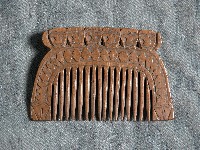 藏品(木彫梳)的圖片