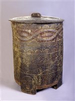 藏品(貯糧桶蓋)的圖片