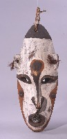 藏品(獨木舟船首前盾面具)的圖片