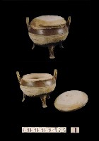 藏品(褐釉陶鼎)的圖片