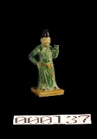 藏品(三彩人俑)的圖片