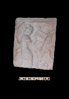 藏品(畫像石板-彈奏豎琴)的圖片