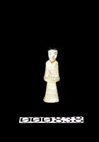 藏品(灰陶加彩女立俑)的圖片