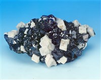 藏品(鐵閃鋅礦/方解石)的圖片