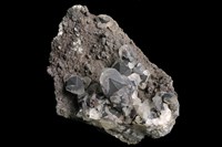 藏品(磁鐵礦/方解石)的圖片