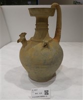 藏品(青瓷高頸雞首雙繫盤口壺)的圖片