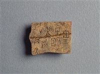 藏品(甲骨殘片)的圖片